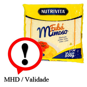 Farinha de milho fino, Farinha Milho Fubá, Nutritiva, 500g