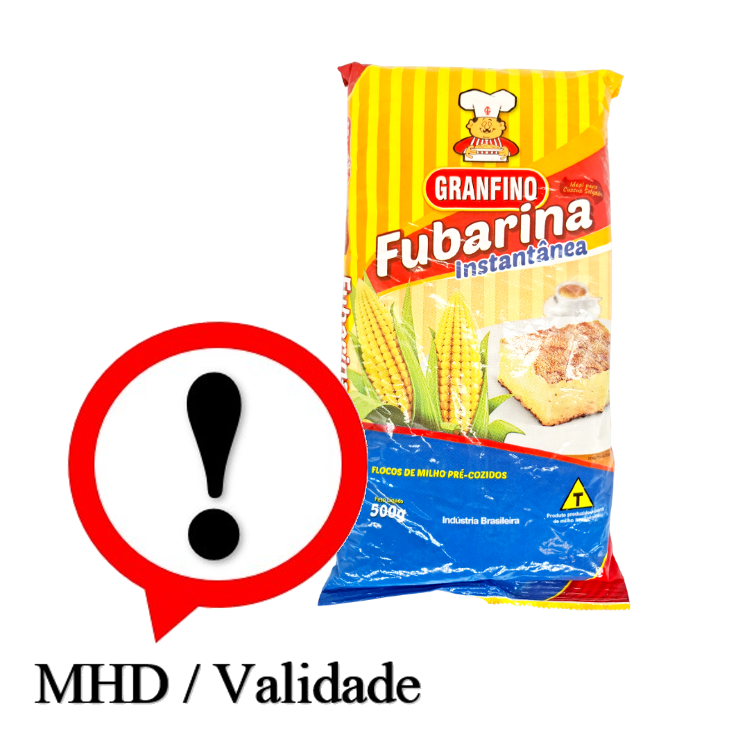 Fubarina Flocos de Milho pré-cozido, Vorgekochte Maisflocken, Granfino 500g