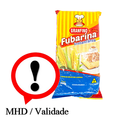 Fubarina Flocos de Milho pré-cozido, Vorgekochte Maisflocken, Granfino 500g