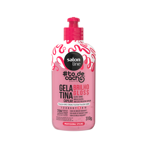 Gelatina Brilho Gloss Intenso, Haargelatine, Salon Line, 310g