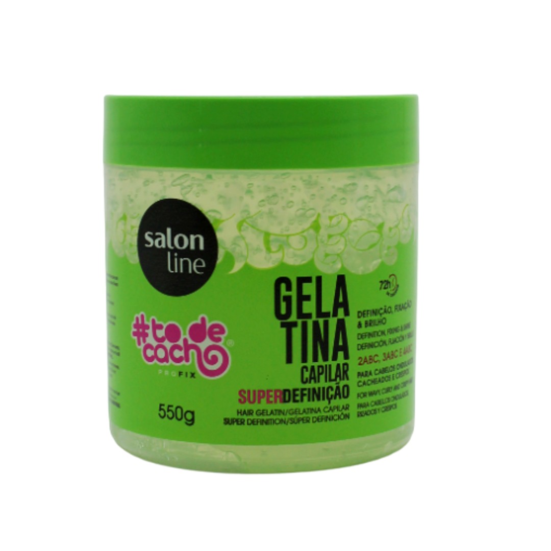 #todecacho Gelatina Super Definicao, Haargelatine, Salon Line, 550g