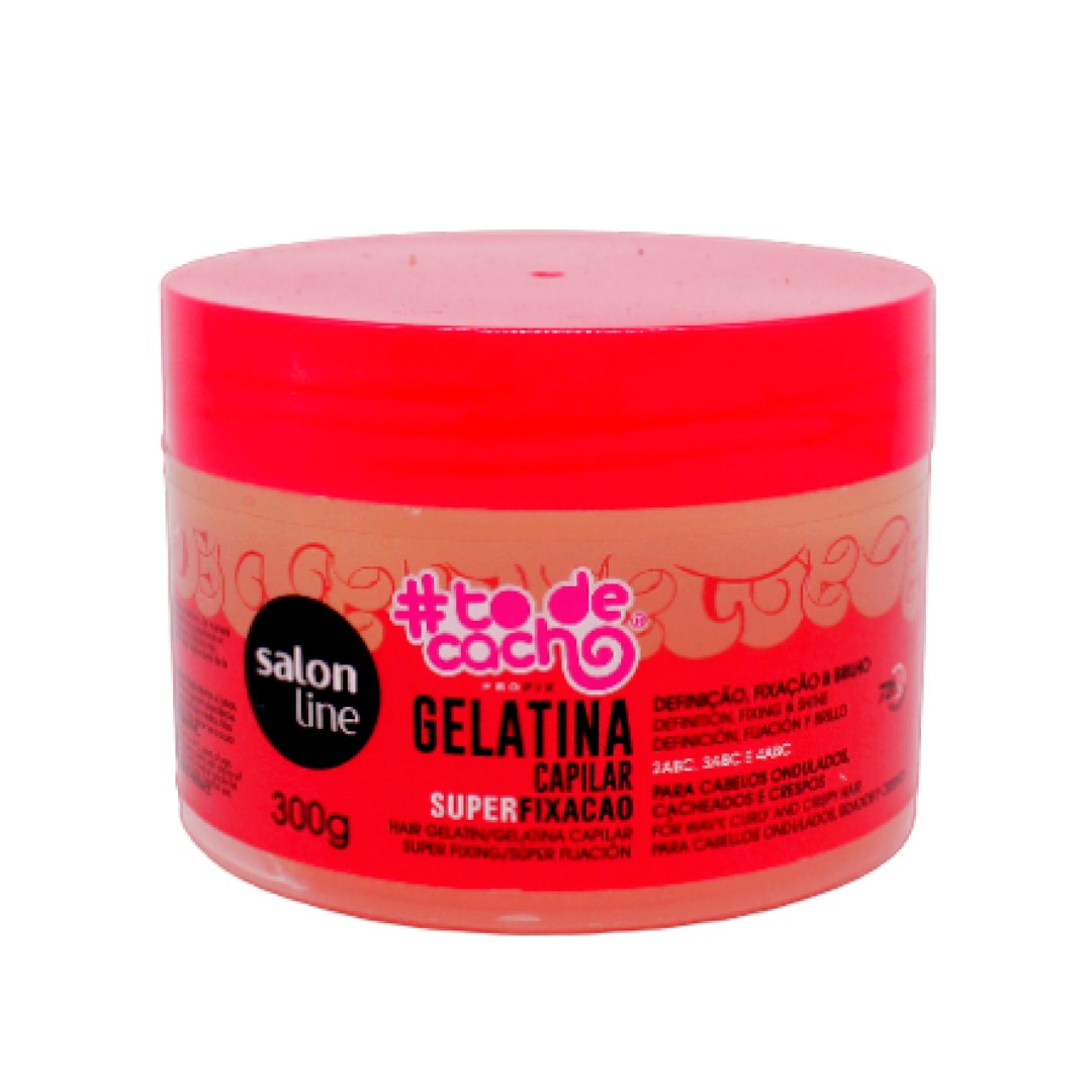 #todecacho Gelatina Super Fixacao, Haargelatine, Salon Line, 300g