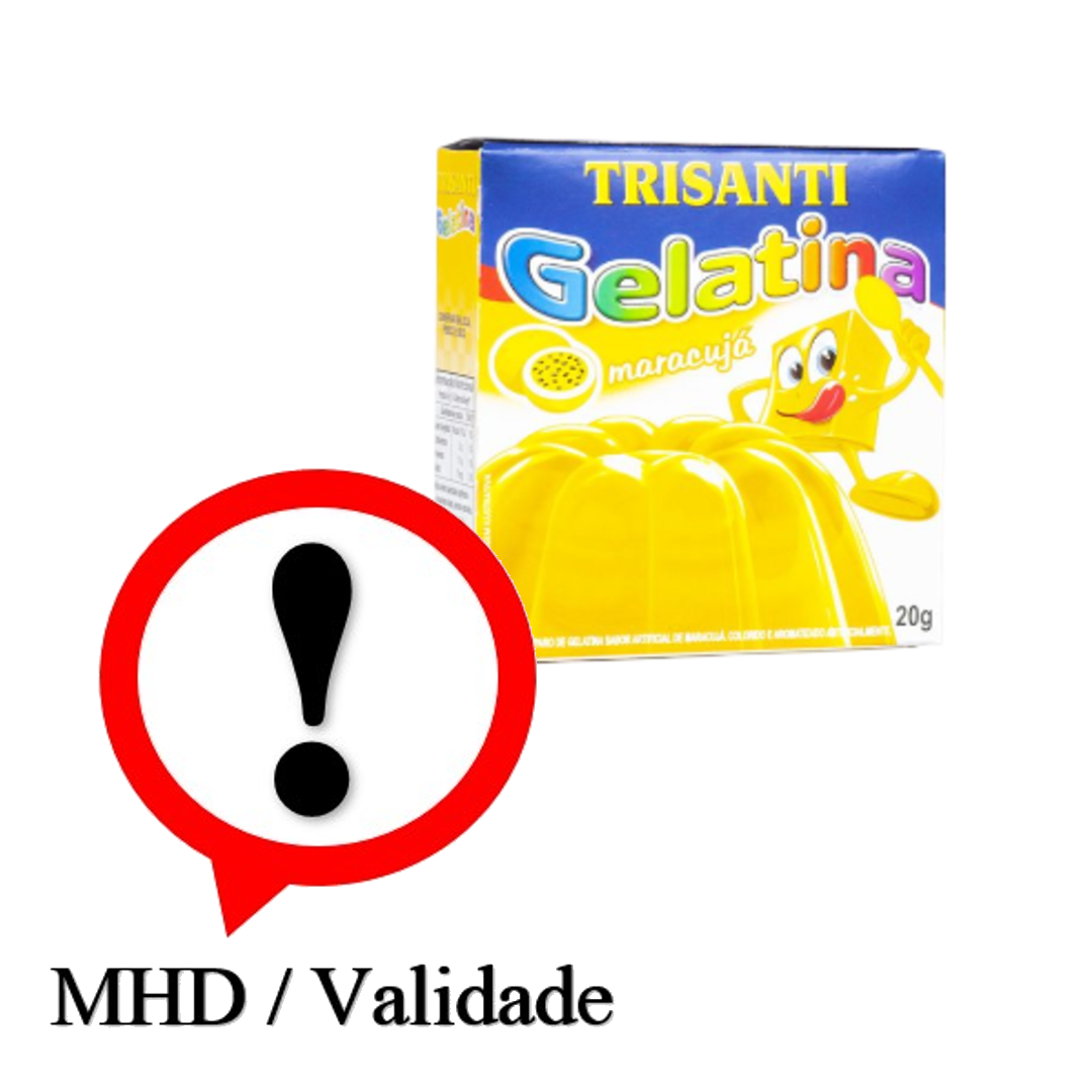 Gelatina Maracuja, Wackelpudding Maracuja-Geschmack, Trisanti 20g