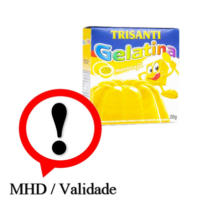 Gelatina Maracuja, Wackelpudding Maracuja-Geschmack, Trisanti 20g