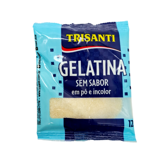 Gelatina incolor, Wackelpudding geschmacklose, Trisanti 12g