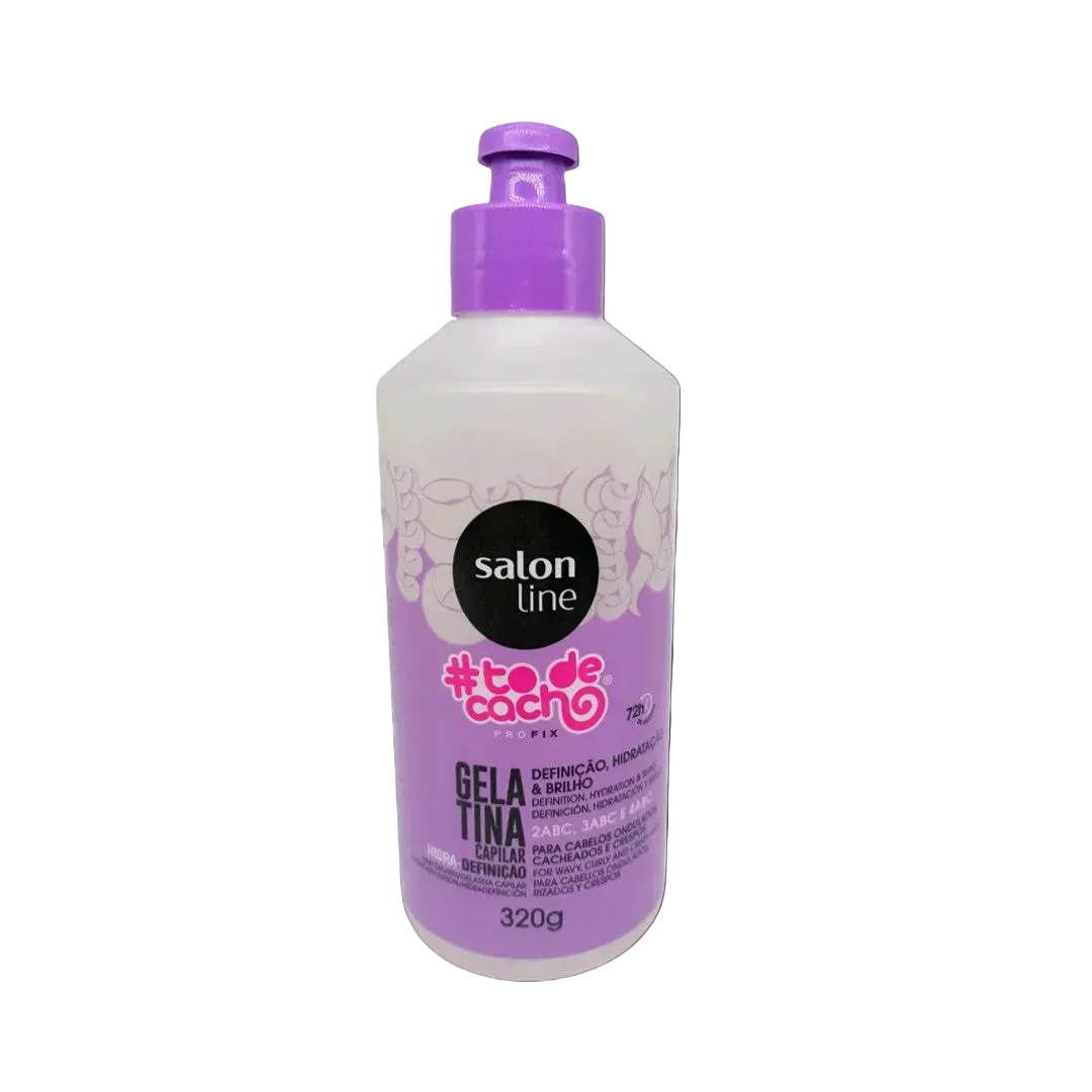 Gelatina Alta Definicao Cachos, Haargelatine, Salon Line, 320g