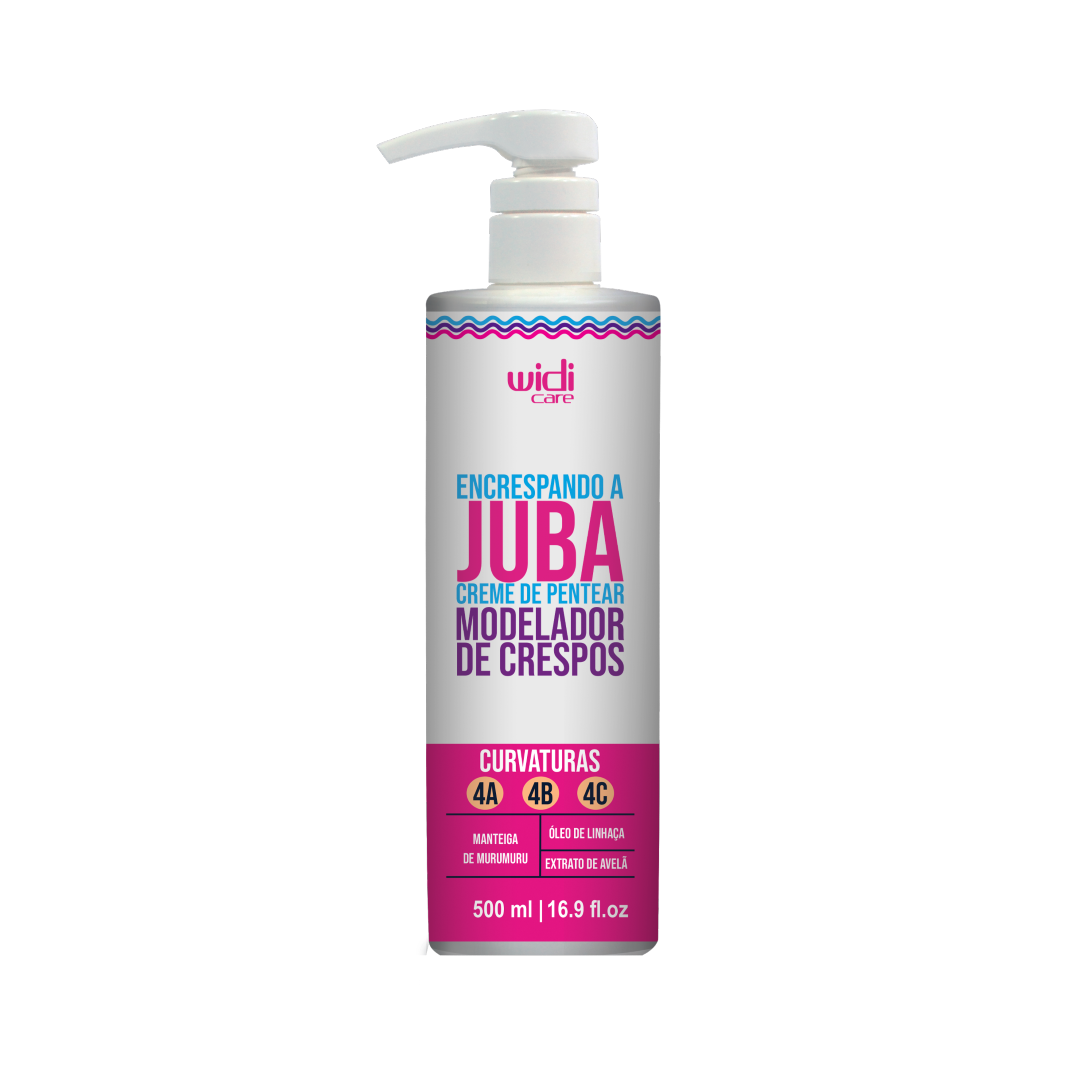 Juba Crespos Creme Pentear , Haarcreme, Widi Care, 500ml