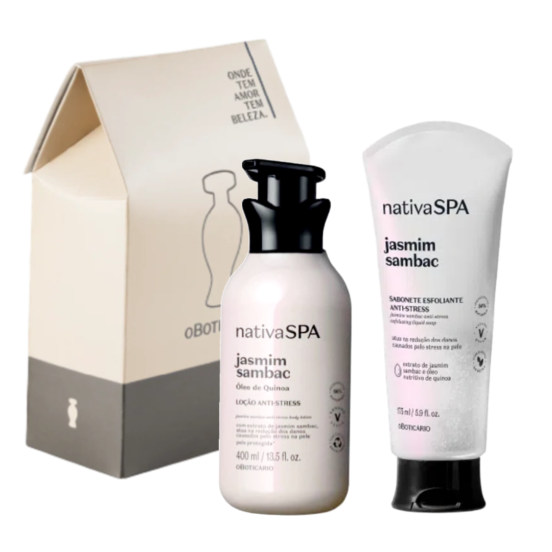 NSPA Sabonete Esfoliante Jasmim Sambac, Peeling-Seife, Boticário, 175ml