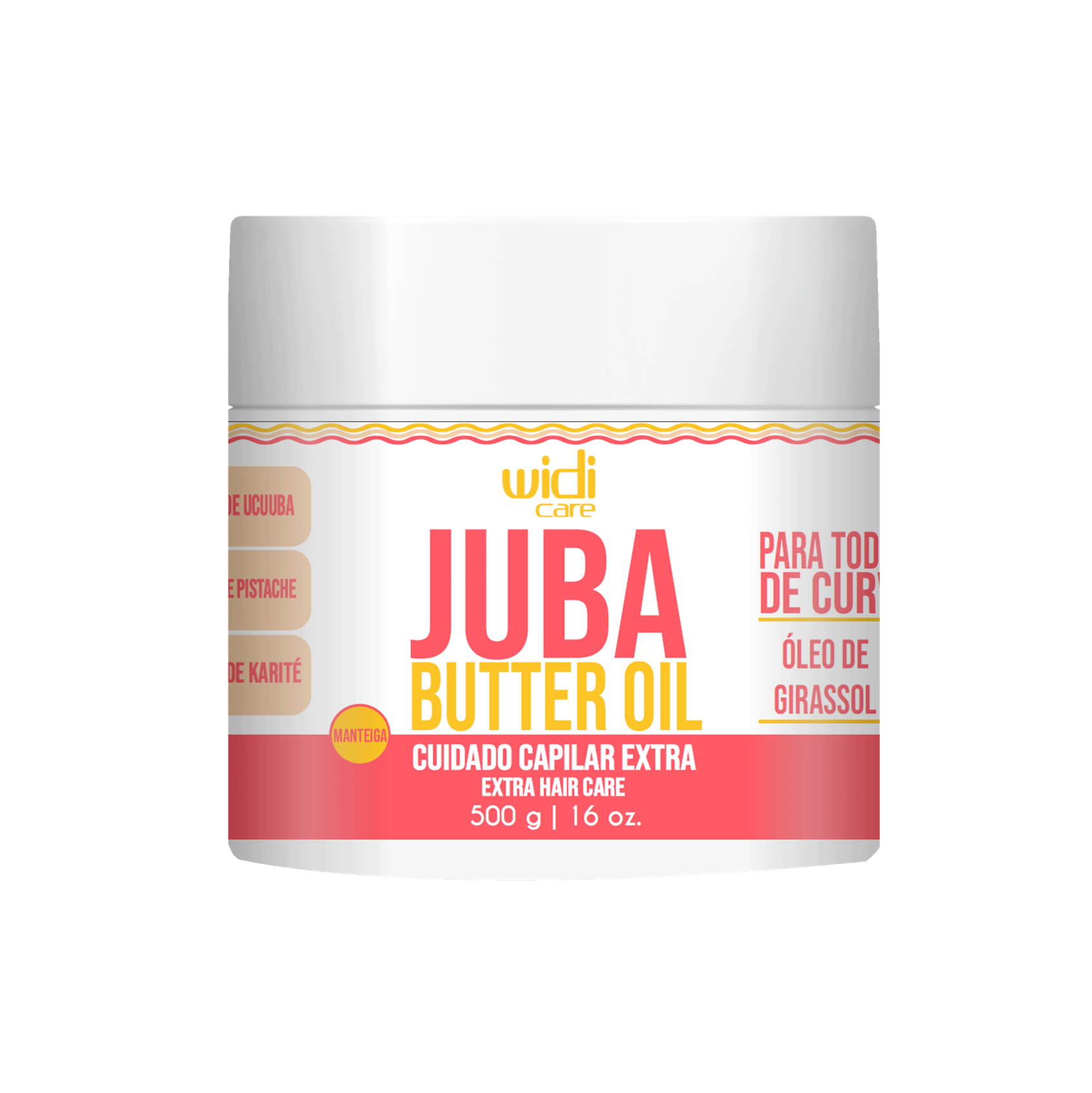 Mascara Nutricao Juba Butter Oil, Haarmaske, Widi Care, 500g