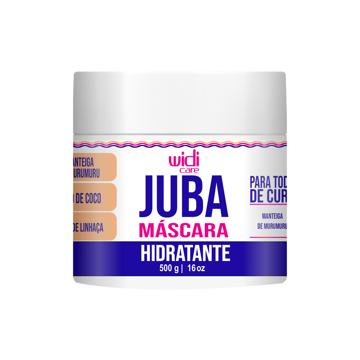 Mascara Hidratante Juba, Haarmaske, Widi Care, 500g