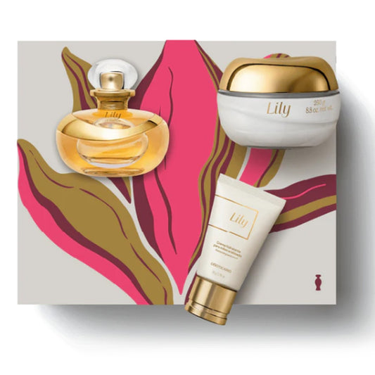 Kit Lily, Geschenkset Körper- Handcreme und Parfum, Boticario