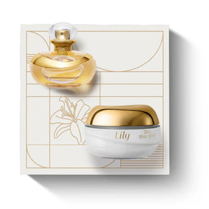 Kit Lily Creme e Perfume, conjunto para presente, Boticário