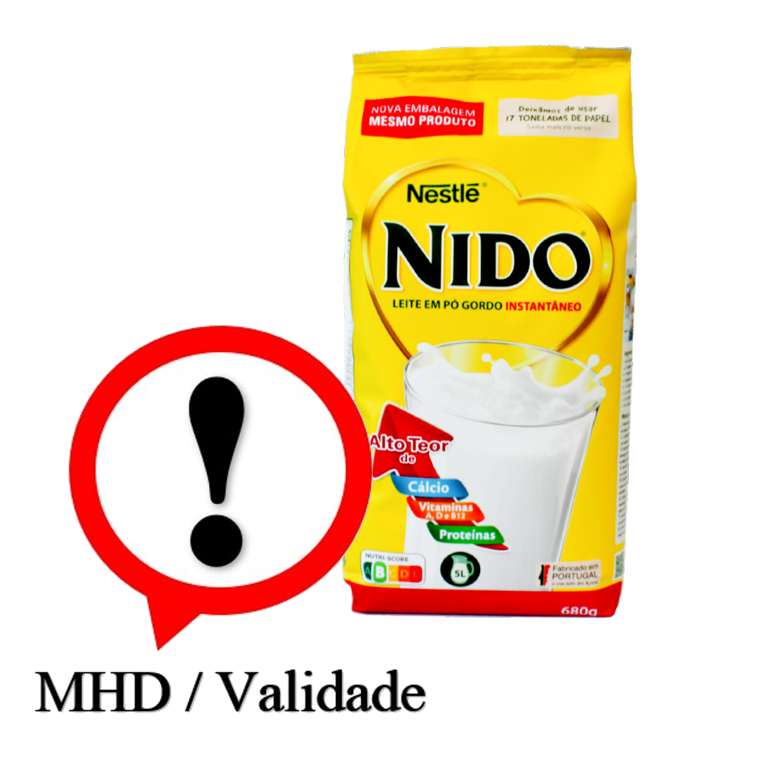 Leite pó Nido, Milchpulver, Nestlé, 680g