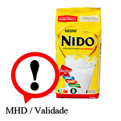 Leite pó Nido, Milchpulver, Nestlé, 680g