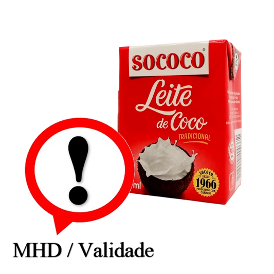 Leite Coco, Cremige Kokosmilch, Sococo, 200mL