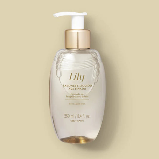 Lily Sabonete Acetinado, Flüssigseife, Boticário, 250ml