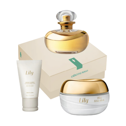 Kit Lily, Geschenkset Körper- Handcreme und Parfum, Boticario