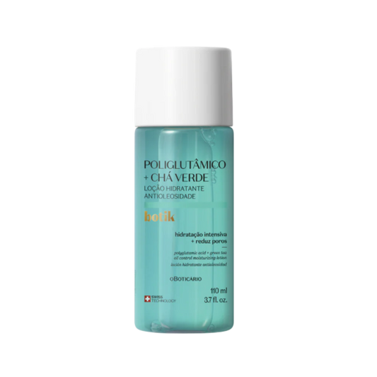 Botik Loção Antioleosidade Poliglutâmico + Chá Verde, Boticario, 110ml