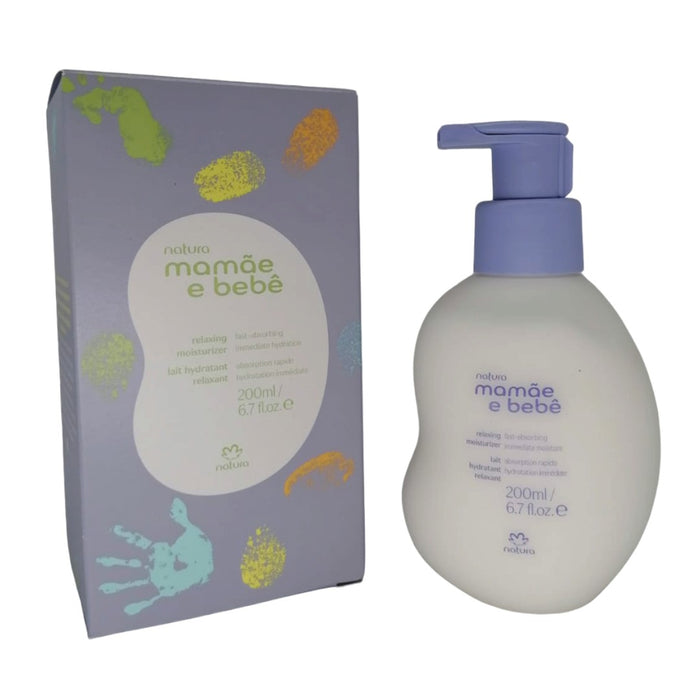 Mamae e Bebe Locao Corporal Relaxante, creme para o corpo, Natura, 200ml