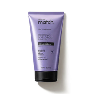 Creme para Pentear Match Protecao dos Loiros, Creme para Pentear, Boticario 150ml