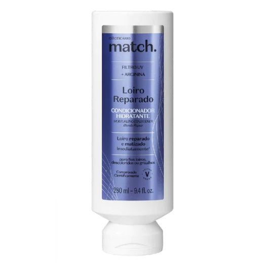 Match Condicionador Protecao dos Loiros, Spülung Blond, Boticário, 250ml