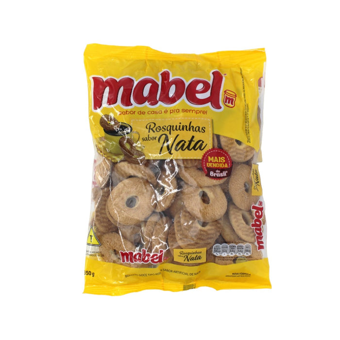 Rosquinha Nata, Kekse mit Sahnegeschmack,Mabel, 350g