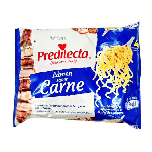 Macarrao Instantaneo Carne, Pasta, Predilecta, 74g