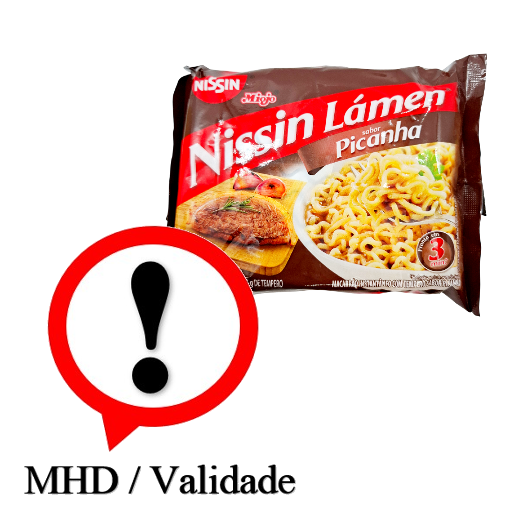 Macarrao Instantaneo sabor Picanha, Nudeln, Nissin 80g