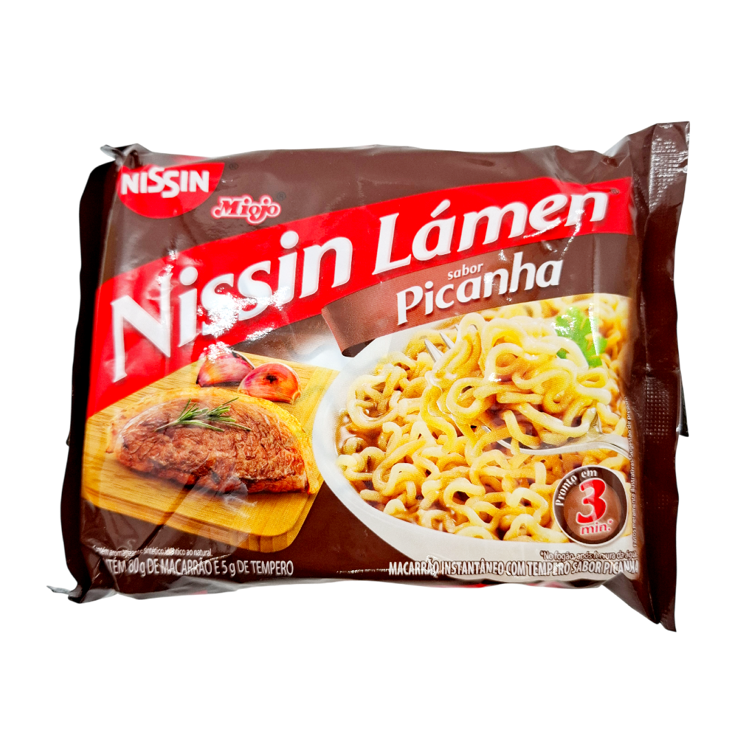 Macarrao Instantaneo sabor Picanha, Nudeln, Nissin 80g