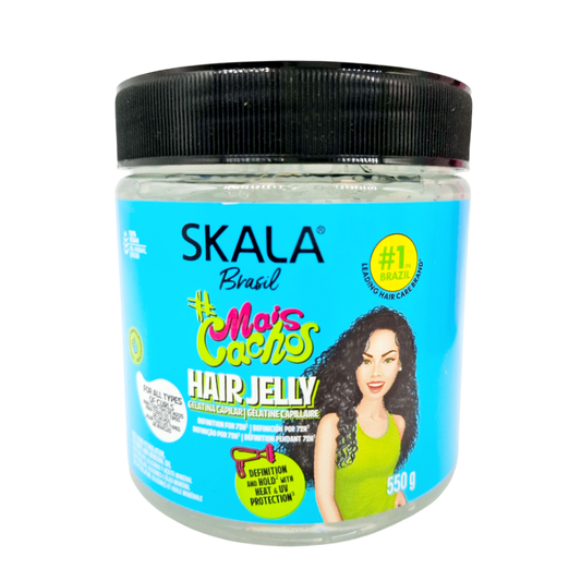 Mais Cachos Gelatina Capilar, Haargel, Skala 550g