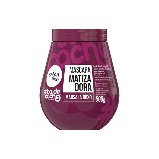#todecacho Mascara Matizadora Marzala roxo, Lila-Tönungsmaske, Salon Line, 500g