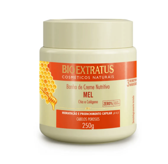 Banho de Creme Mel, Haarcreme Honig, Bio Extratus 250g