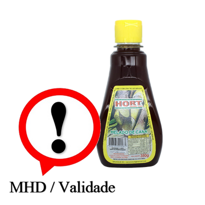 Melado de Cana, Rohmelasse, Melaza de Caña, Hort 350g