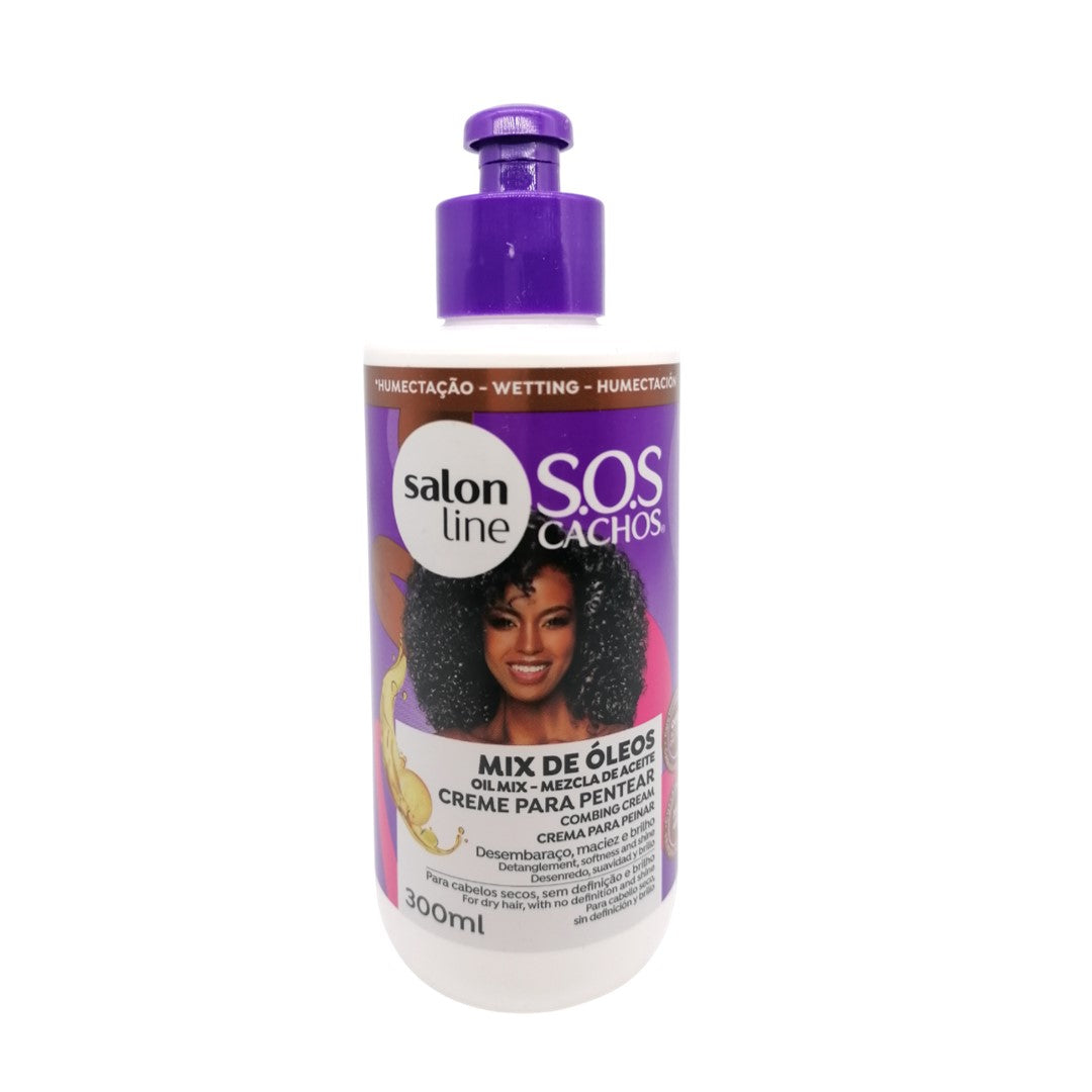 SOS Mix Oleos Nutritivo Creme Pentear, Haarcreme, Salon Line