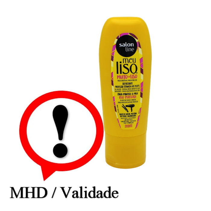 Meu Liso muito mais Liso Defrizante, Hair Cream, Salon Line, 200ml