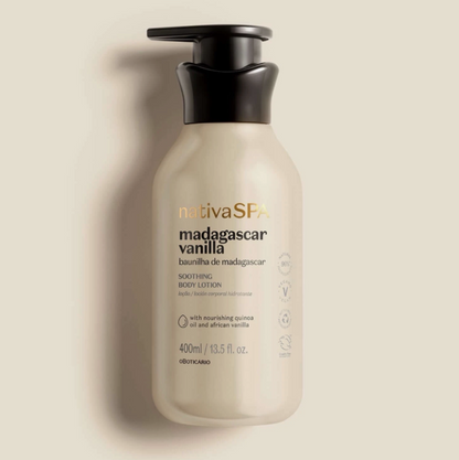 NSPA Locao Baunilha Madagascar, Körpercreme, Boticário, 400ml