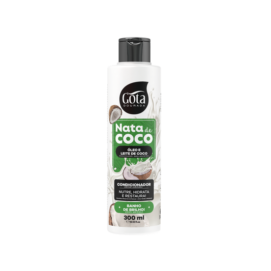 Nata de Coco Condicionador, Haarspülung, Gota Dourada, 300ml