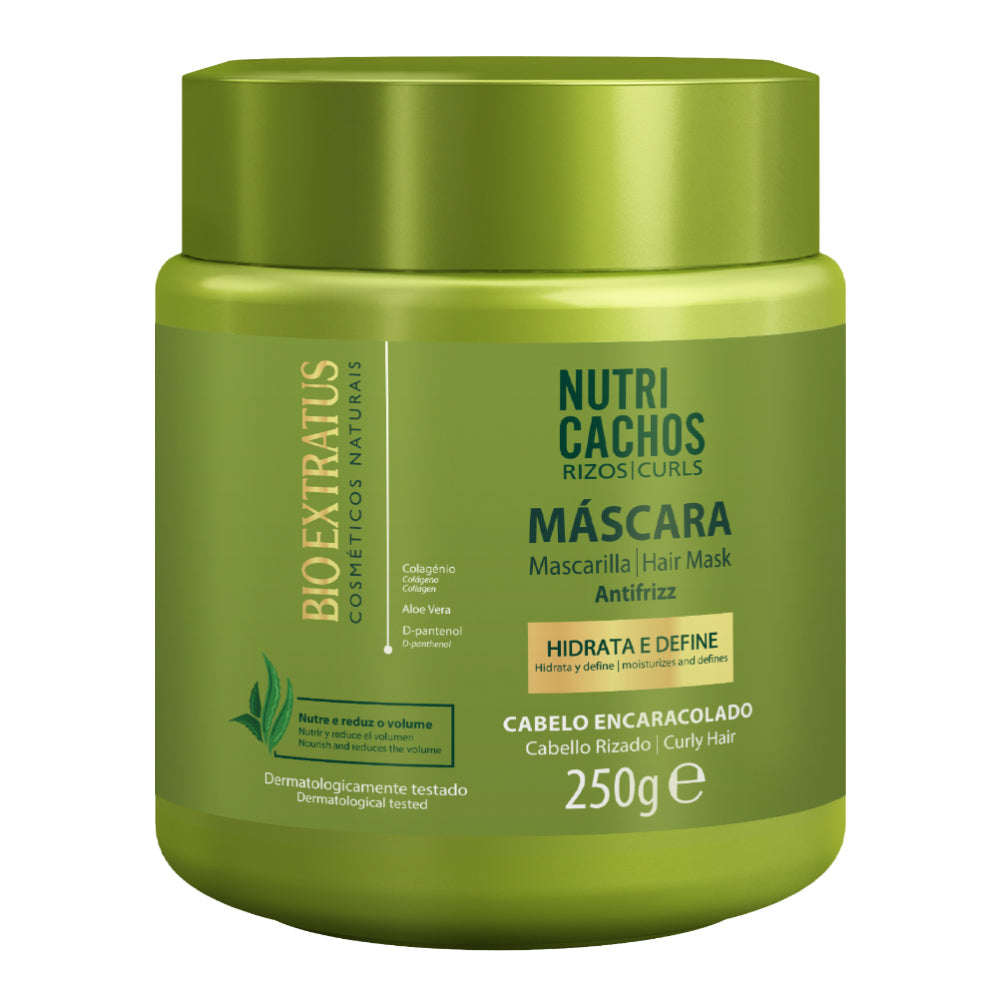 Nutri Cachos Mascara, Haarmaske, Bio Extratus, 250g