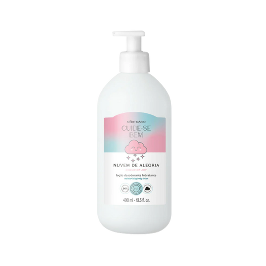 CSB Nuvem de Alegria Locao Corporal, Körperlotion, Boticário 400ml