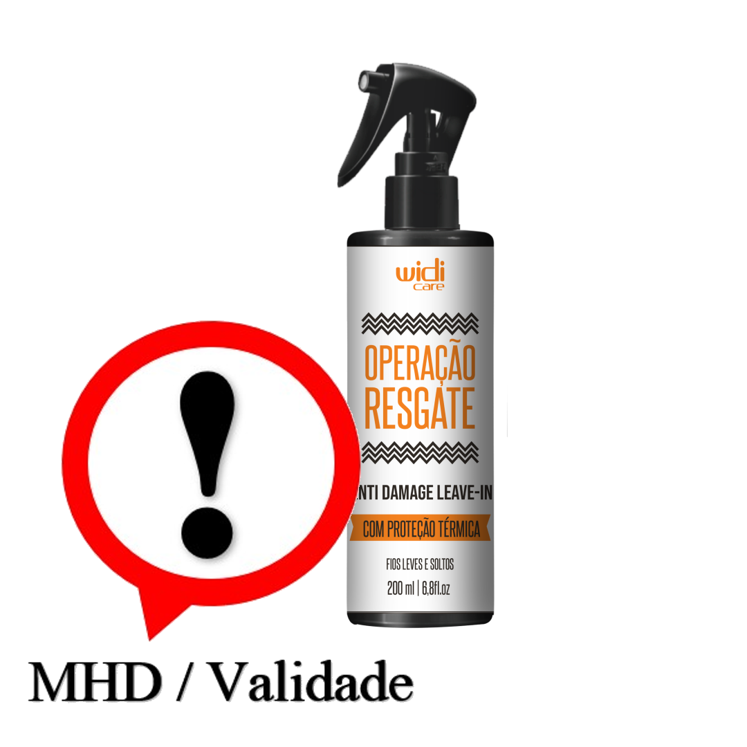 Operacao Resgate Leave-in, Hitzeschutz, Widi Care, 200ml