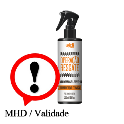 Operacao Resgate Leave-in, Hitzeschutz, Widi Care, 200ml