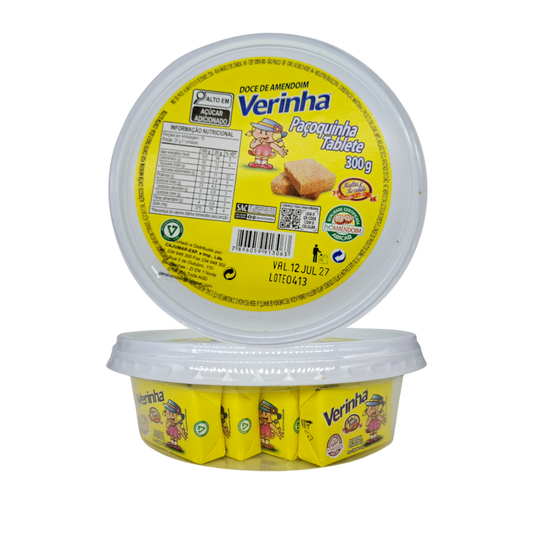 Pacoca, Feiner Erdnuss-Riegel, Verinha 300g