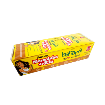 Pacoca de Banana Zero, Erdnussriegel mit Bananengeschmack, Moreninha do Rio, 276g
