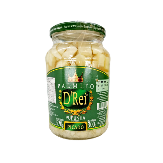 Palmito Picado, Palmherzen in Würfel, D'Rei 570g