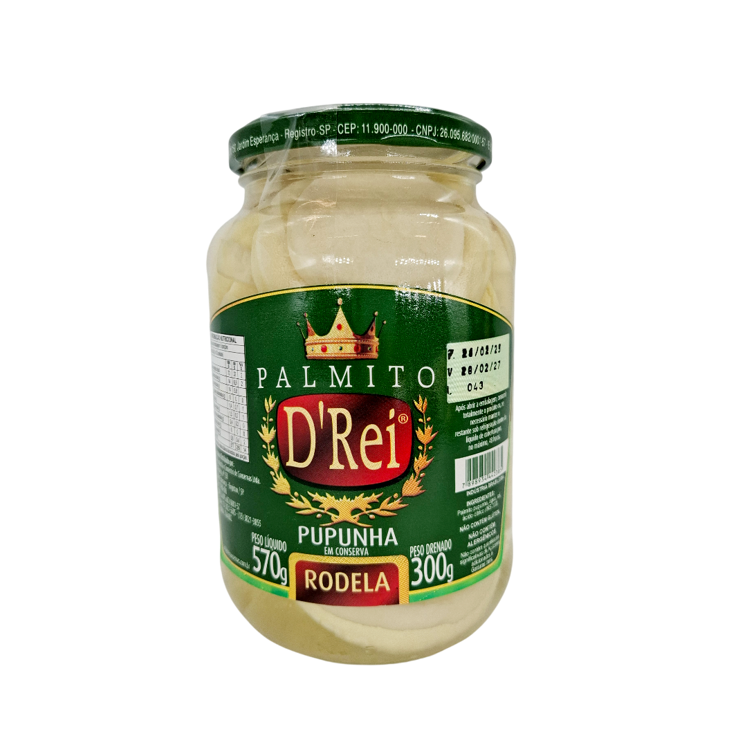 Palmito em Rodelas, geschnittene Palmenherzen, D'Rei