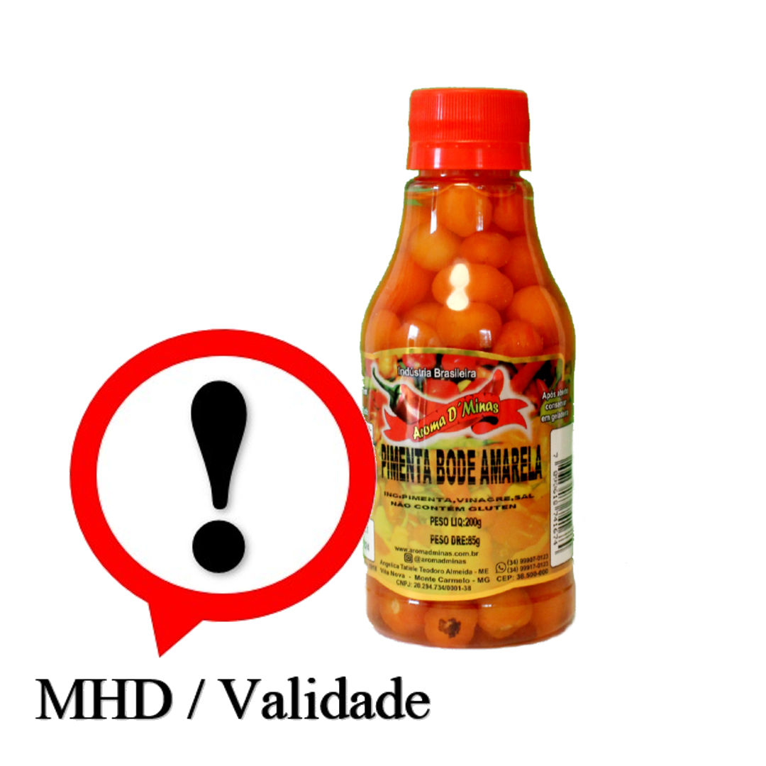 Pimenta Bode amarela, Chillischoten, Aroma D' Minas, 200g