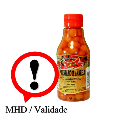 Pimenta Bode amarela, Chillischoten, Aroma D' Minas, 200g