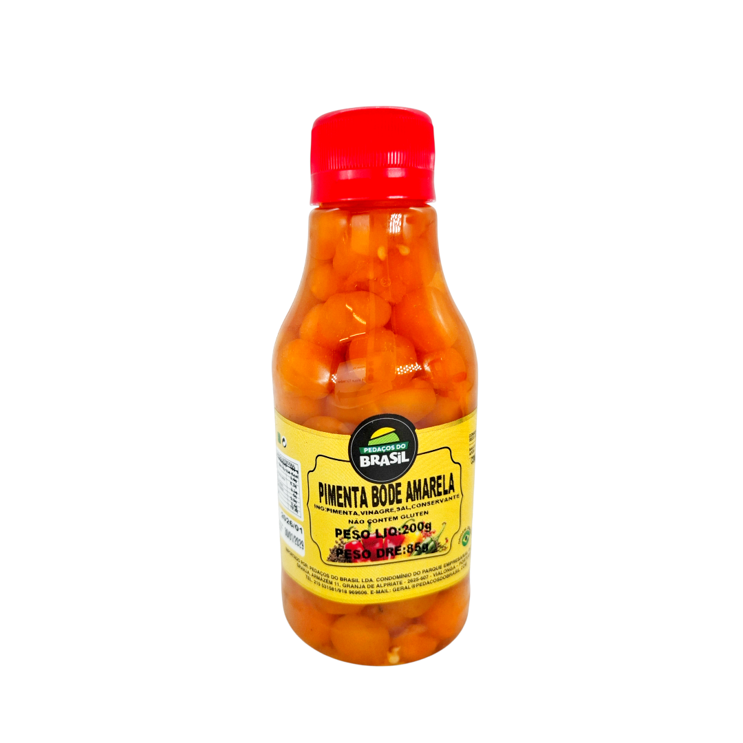 Pimenta Bode amarela, Chillischoten, Pedacos do Brasil 200g