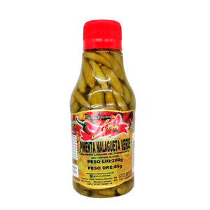 Pimenta Biquinho Verde, pimenta malagueta, Aroma D' Minas, 200g