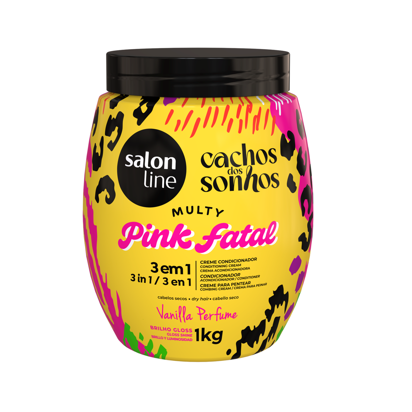 Pink Fatal Creme Tratamento 3 em 1, Haarpflegecreme, Salon Line 1kg